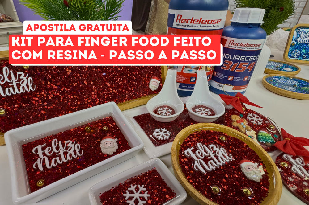 Passo a Passo Kit para Finger Food Feito com Resina Epóxi