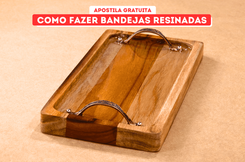 Como fazer uma Bandeja Decorativa com Resina Epoxi