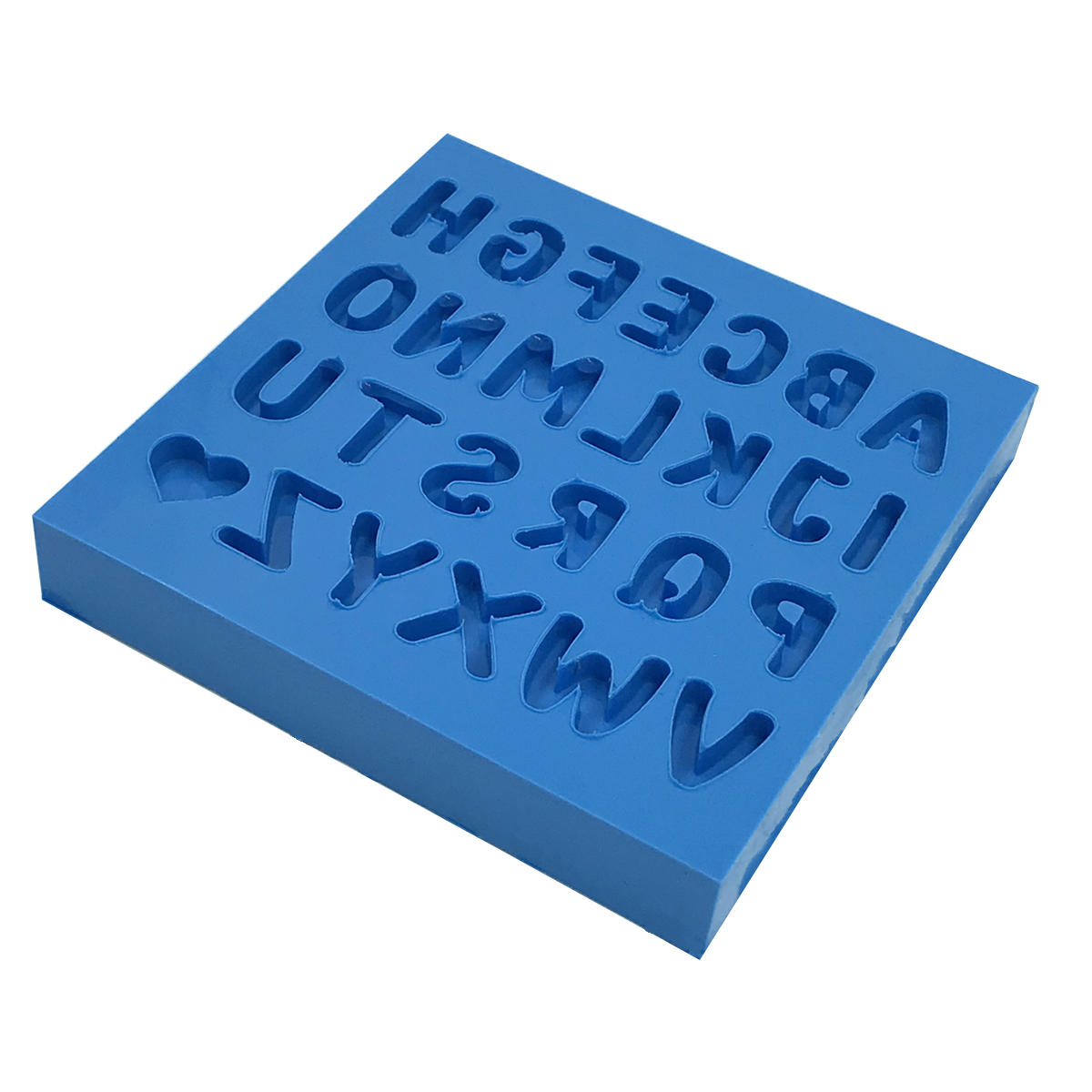 Molde de Silicone Alfabeto Pequeno