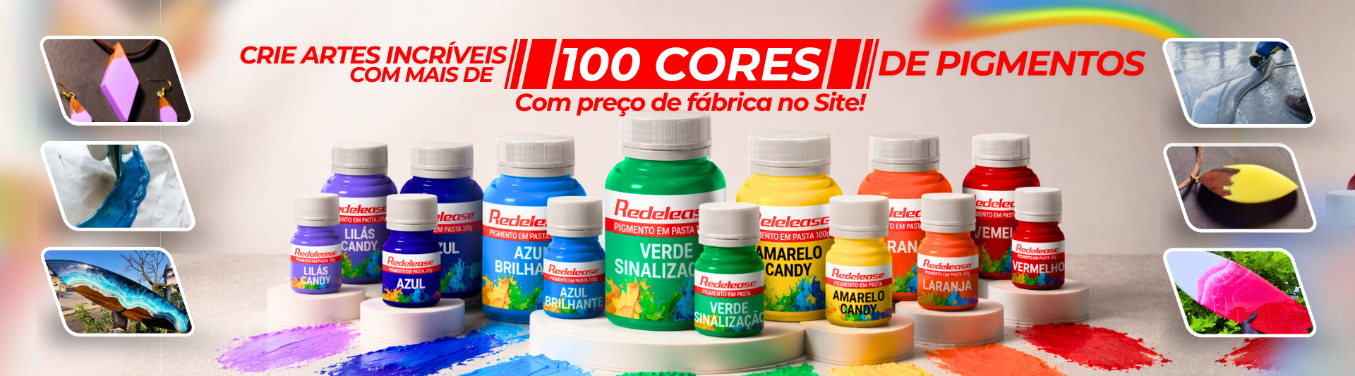 pigmentos e corantes