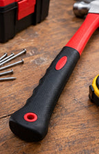 Cabo ergonômico emborrachado do martelo profissional 25 mm para maior firmeza e conforto no manuseio
