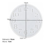 Molde de Silicone Formato Relógio Pequeno 15,4cm
