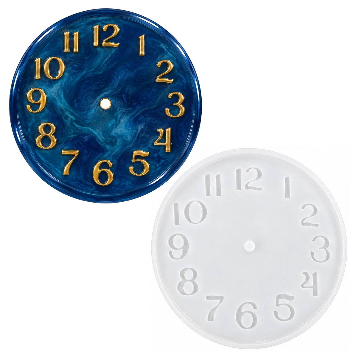 Molde de Silicone Formato Relógio Pequeno 15,4cm