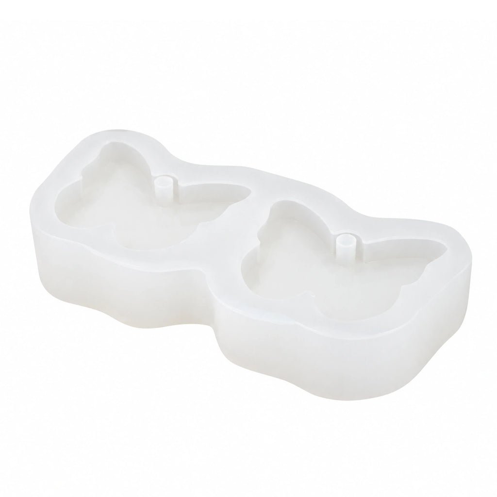 Molde de Silicone Chaveiro Borboleta Dupla
