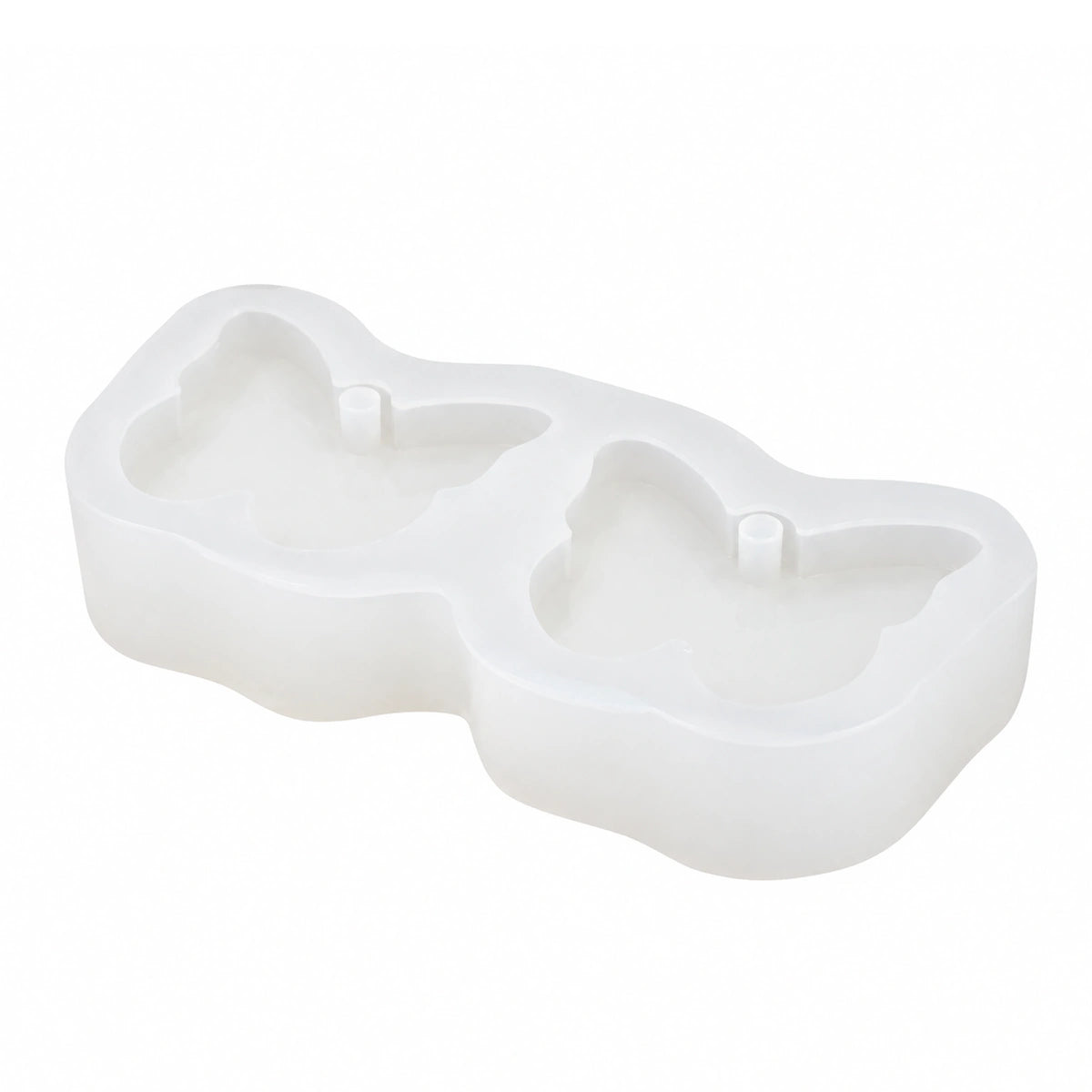 Molde de Silicone Chaveiro Borboleta Dupla