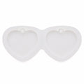 Molde de Silicone Chaveiro Coração Duplo