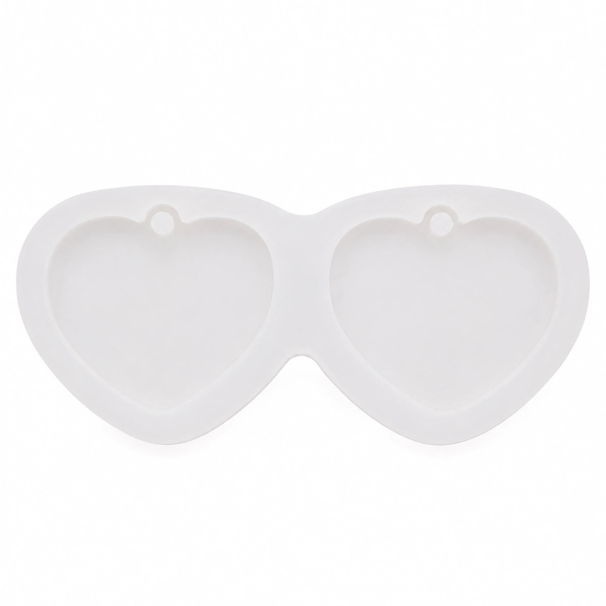 Molde de Silicone Chaveiro Coração Duplo