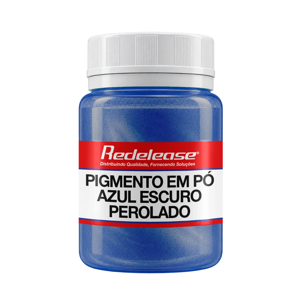 Pigmento perolado azul escuro para resinas