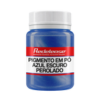 Pigmento perolado azul escuro para resinas