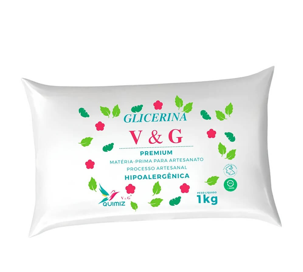 Base Glicerinada hipoalergênica Transparente (01 Kg)