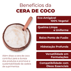 Cera de Coco para Velas 100% Vegana Vegetal (01Kg)