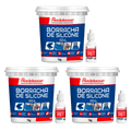 Borracha De Silicone Azul Alta Flexibilidade para Moldes Com Catalisador (3,090 Kg)