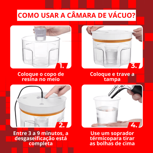 Câmara de Vácuo 2 L
