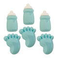 Charms Apliques para Decoração Baby Menino (6 Un)