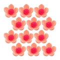 Charms Apliques para Decoração Florzinha Salmão (12 Un)