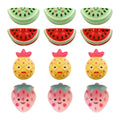 Charms Apliques para Decoração Frutinhas (12 Un)