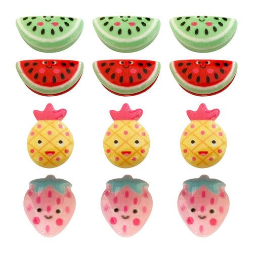 Charms Apliques para Decoração Frutinhas (12 Un)