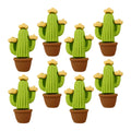 Charms Apliques para Decoração Cacto (8 Un)