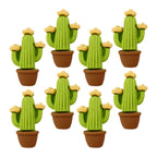 Charms Apliques para Decoração Cacto (8 Un)