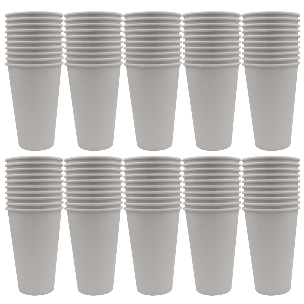 Copos Papel Plastificado 500ml (100 Un) 