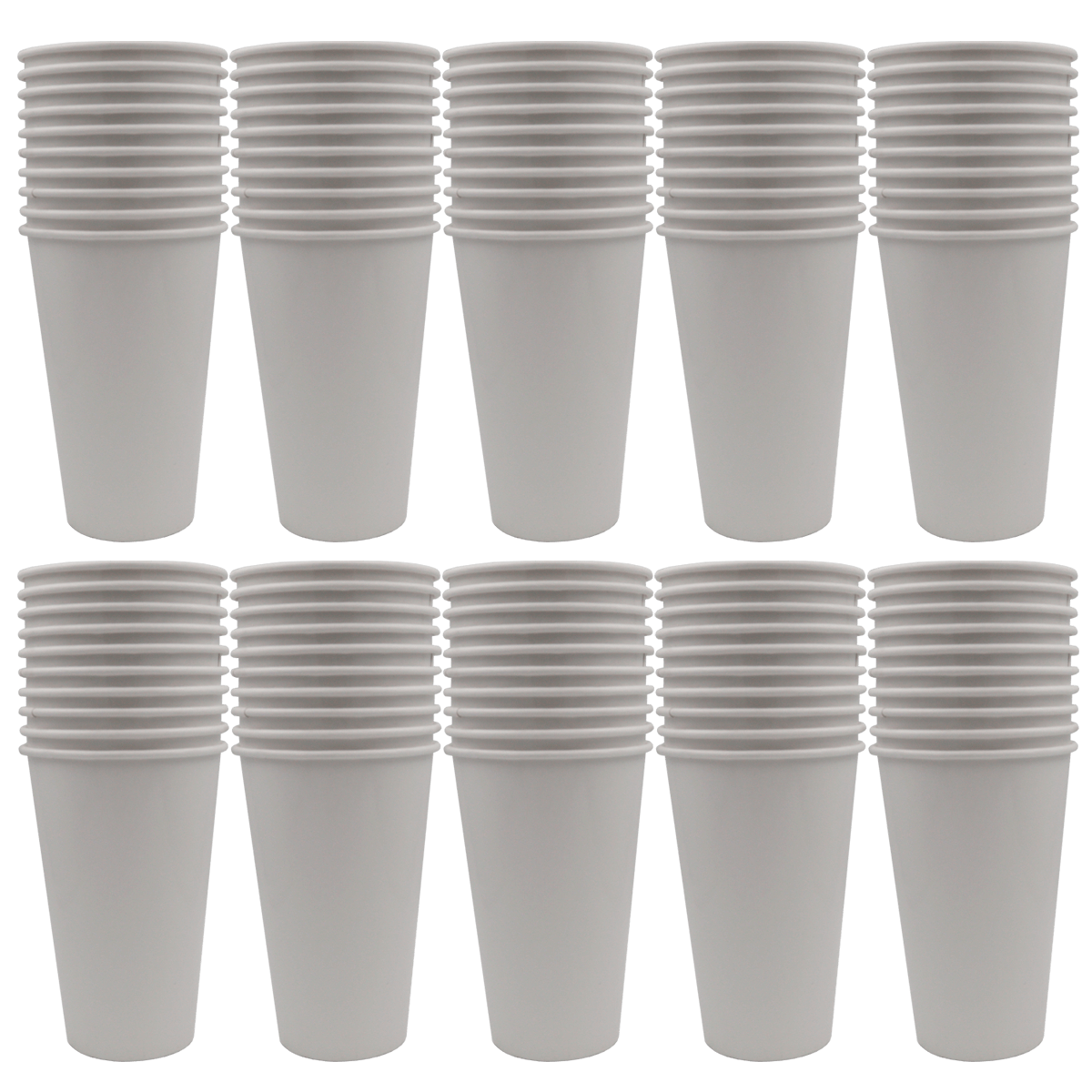 Copos Papel Plastificado 500ml (100 Un) 