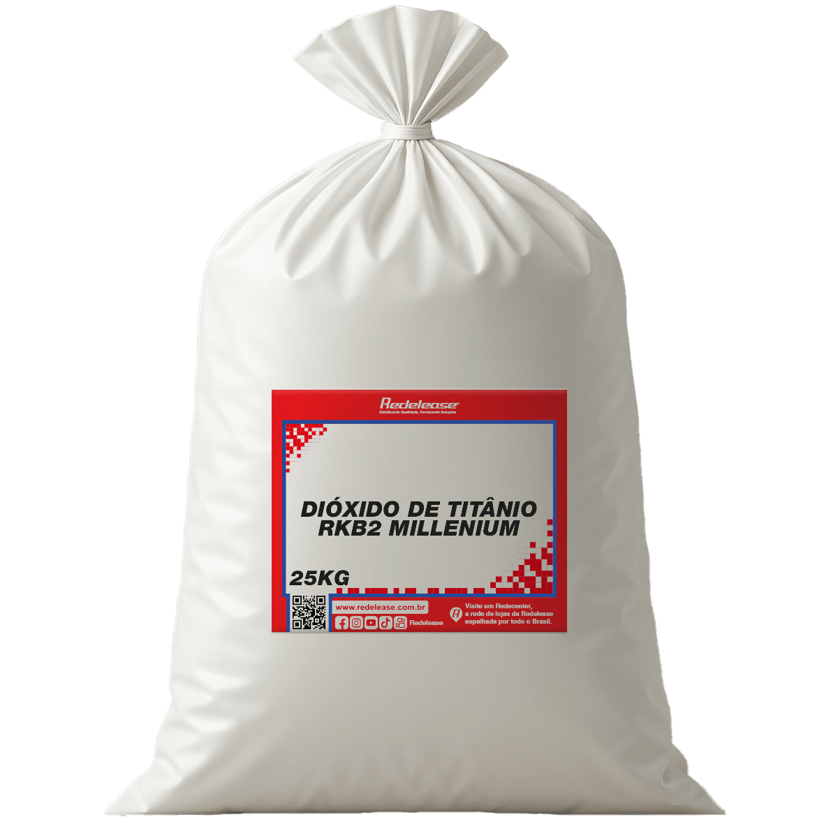 Dióxido de Titânio Carga Pigmentadora (25 Kg)