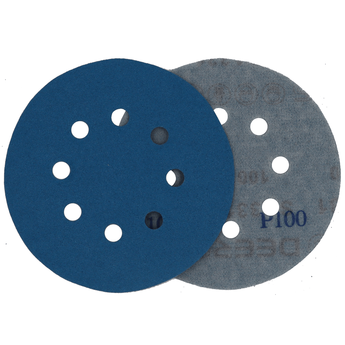 Disco de Lixa com Velcro para Roto Orbital 125mm 5" Grão 100