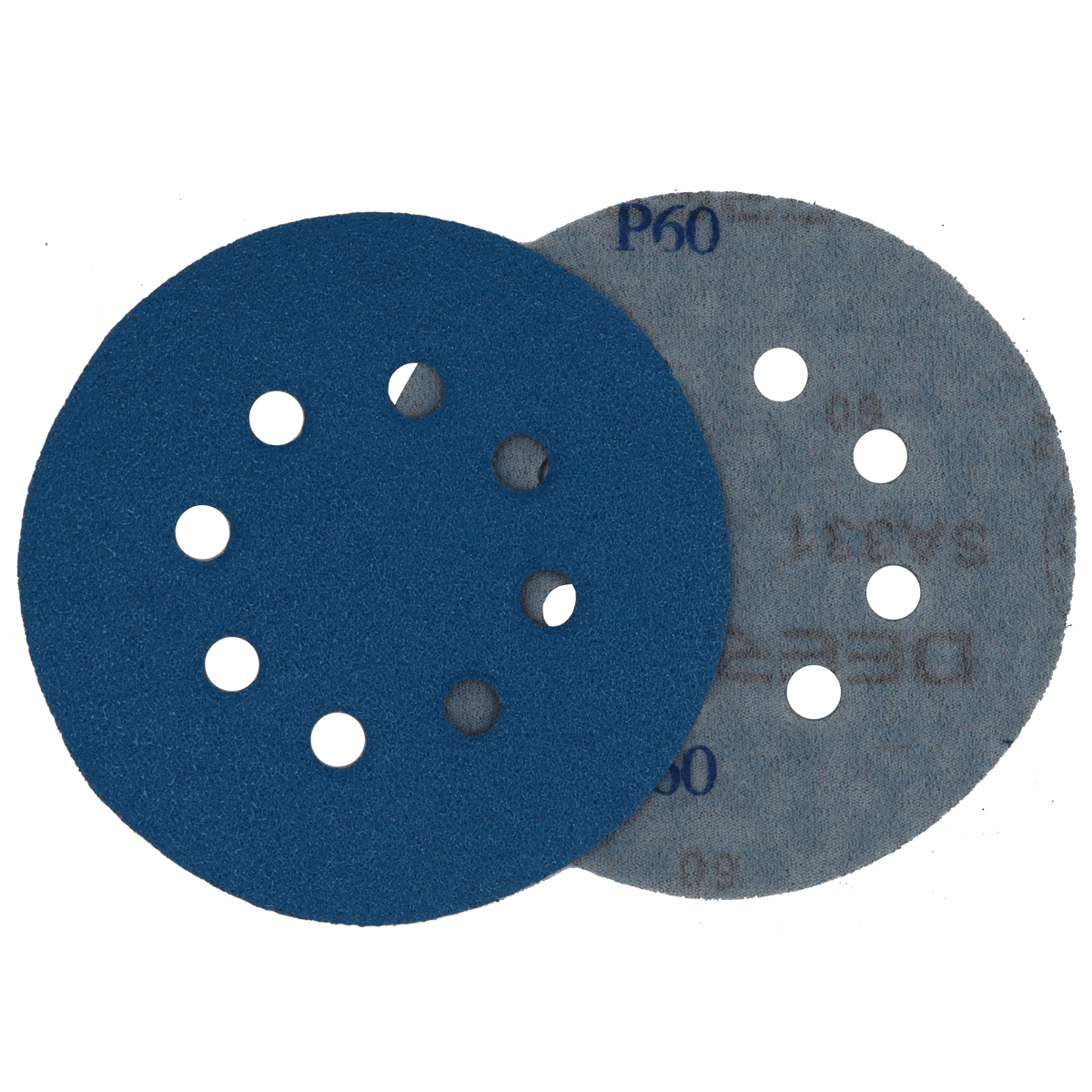 Disco de Lixa com Velcro para Roto Orbital 125mm 5" Grão 60