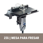 Dremel Acoplamento Micro Retífica-Mesa Para Fresar (Modelo 231)