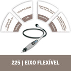 Dremel Acoplamento Eixo Flexível Para Detalhes (Modelo 225)