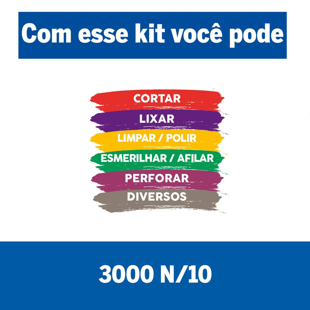 Dremel 3000 Micro Retífica com 10 Acessórios 127V