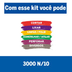 Dremel 3000 Micro Retífica com 10 Acessórios 127V
