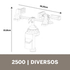 Dremel Acoplamento De Micro Retífica - Morsa Multidirecional (Modelo 2500)