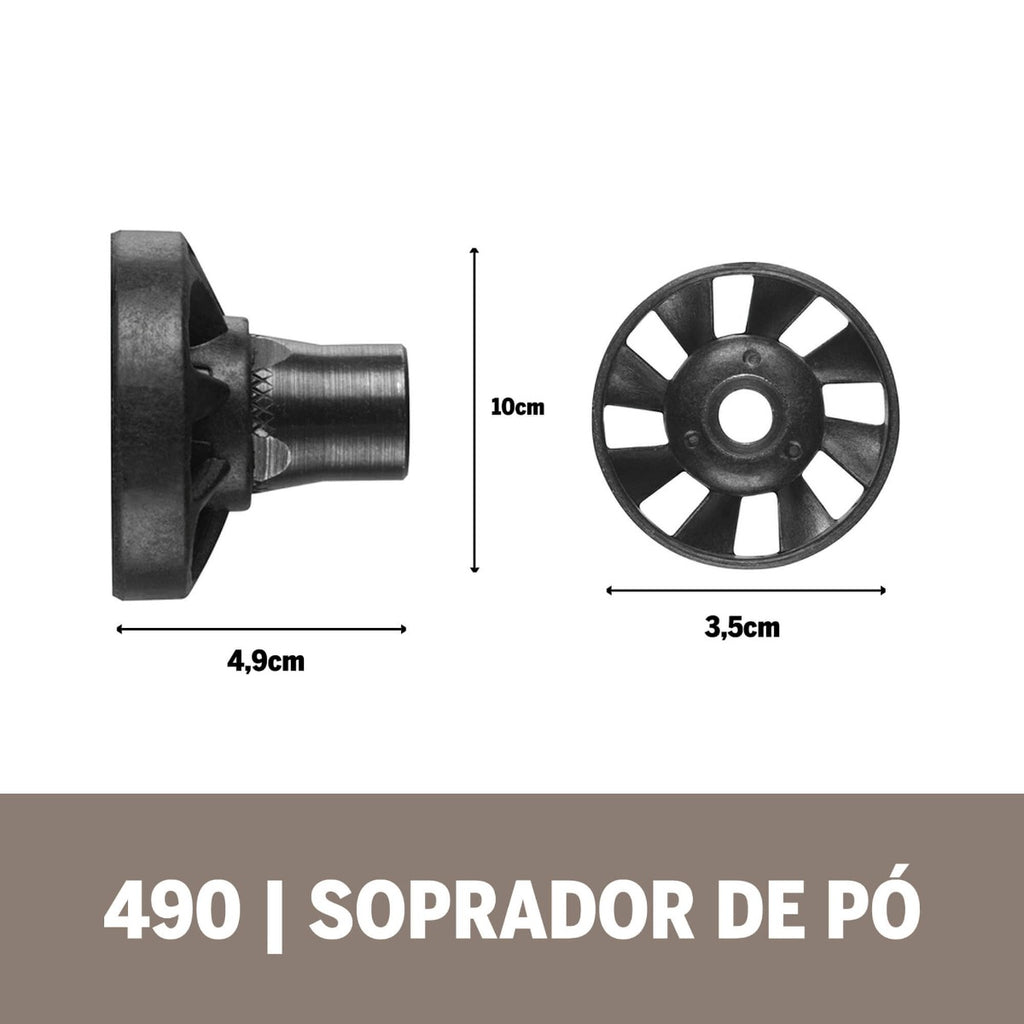 Dremel Acoplamento Micro Retífica - Soprador Pó (Modelo 490)