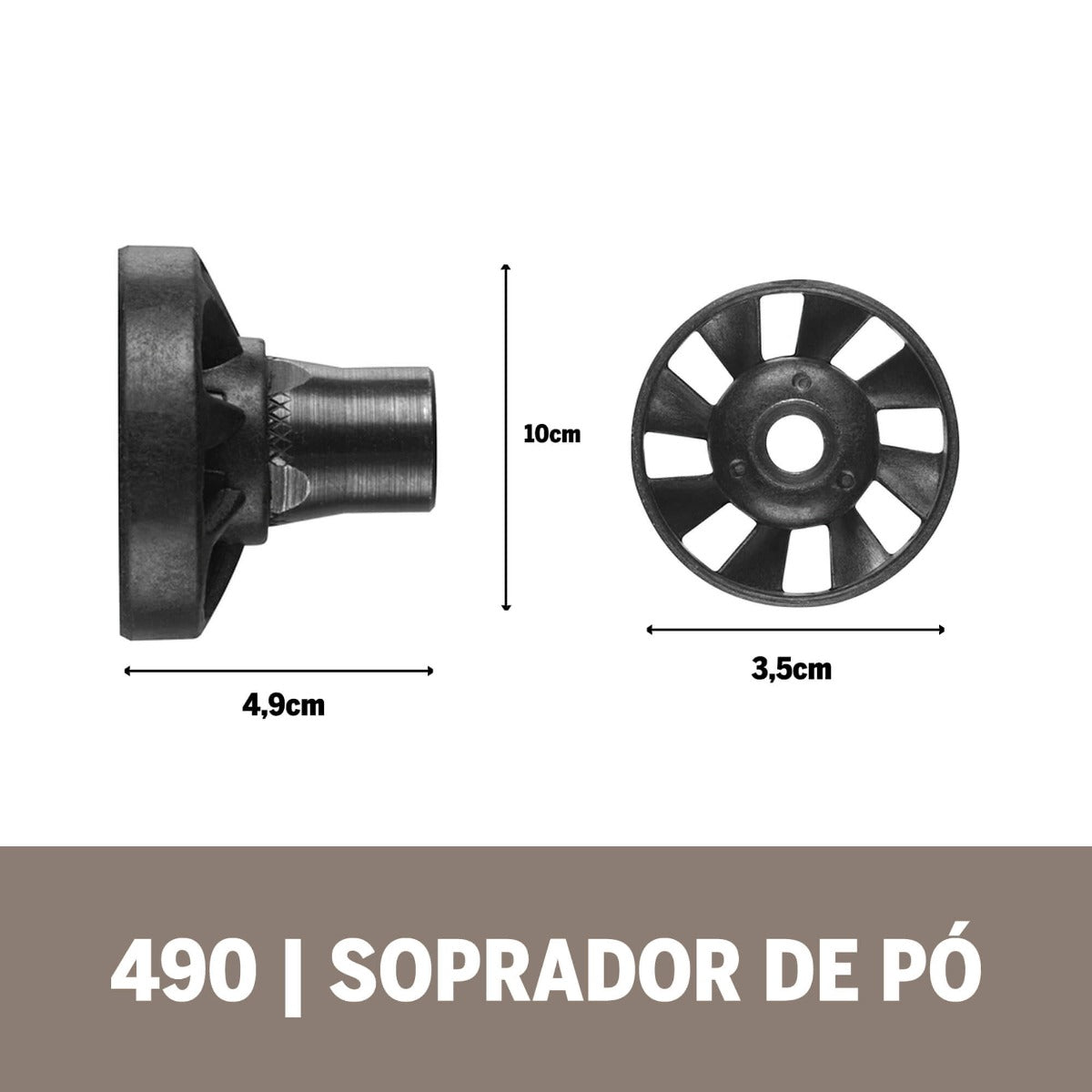 Dremel Acoplamento Micro Retífica - Soprador Pó (Modelo 490)