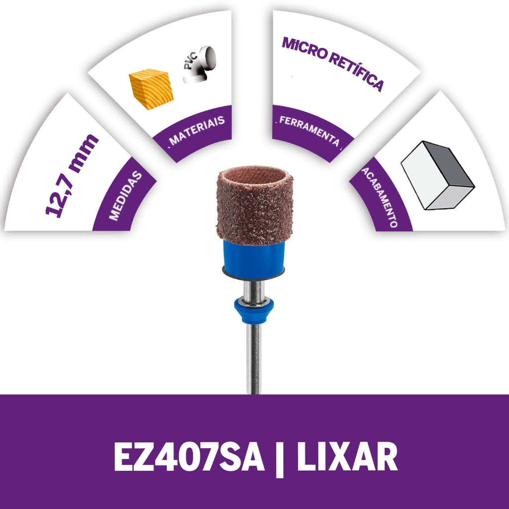 Dremel Haste Para Lixar De 12,7mm + Tubo De Lixa (EZ407SA)