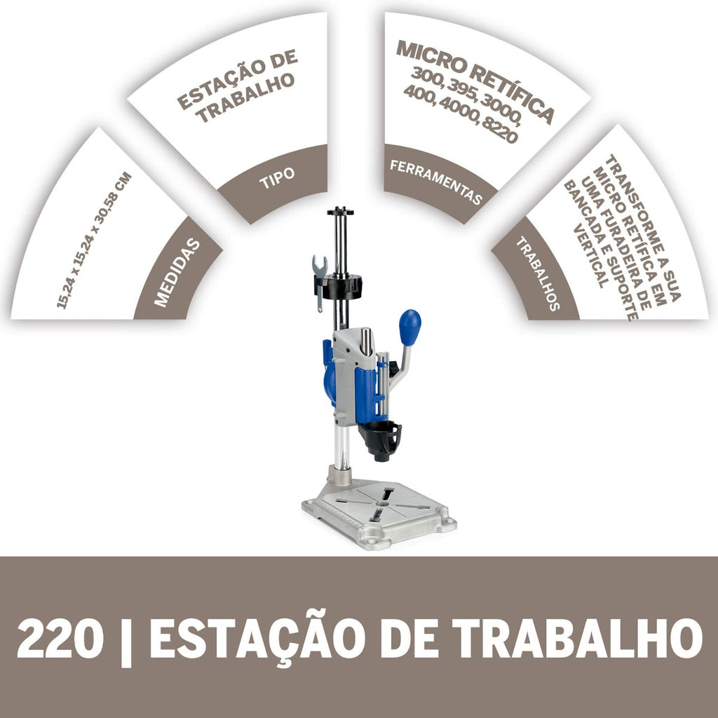 Dremel Suporte Vertical Multi Estação 220