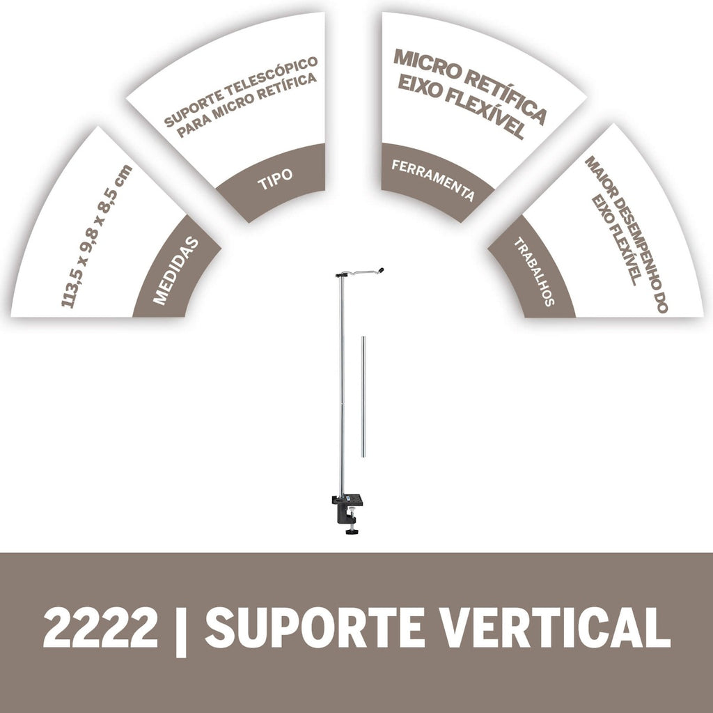 Dremel Suporte Vertical Para Micro Retífica (Modelo 2222)