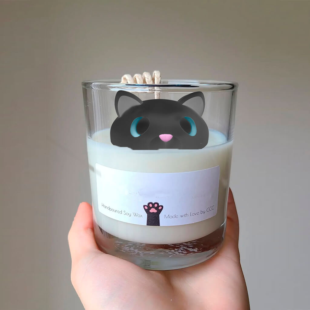 Molde de Silicone Gato Escondido