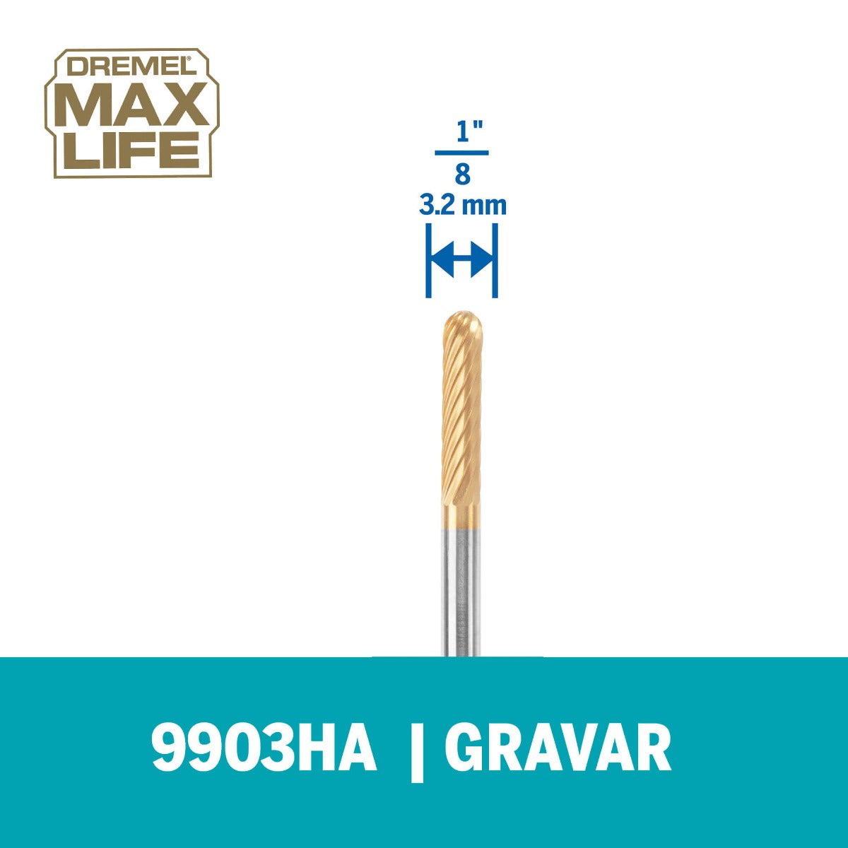 Escareador Dremel Max Life Para Esculpir De Ponta arredondada (Modelo 9903HP)