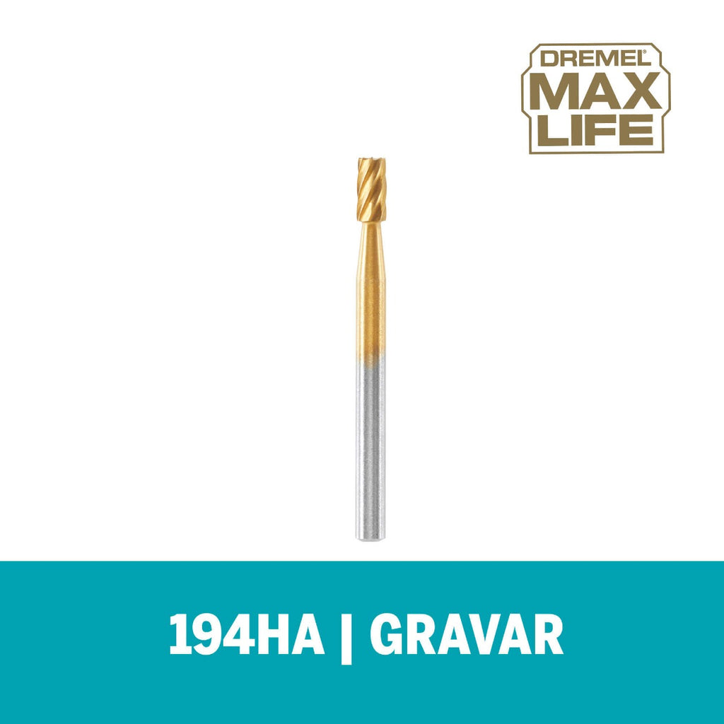 Escareador Dremel Max Life Para Esculpir De Ponta Quadrada De 3,2mm (Modelo 194HP)