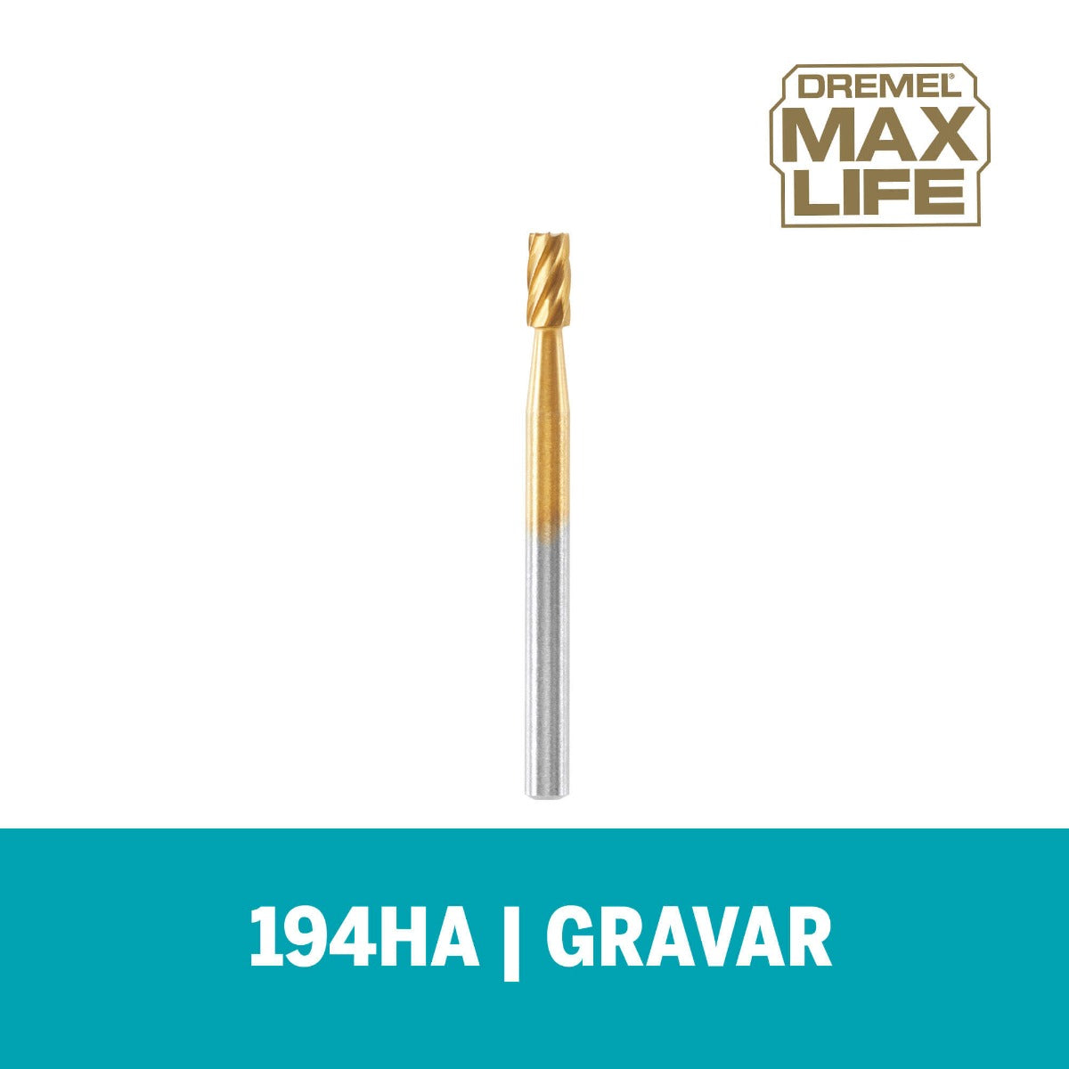 Escareador Dremel Max Life Para Esculpir De Ponta Quadrada De 3,2mm (Modelo 194HP)
