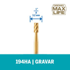 Escareador Dremel Max Life Para Esculpir De Ponta Quadrada De 3,2mm (Modelo 194HP)