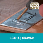 Escareador Dremel Max Life Para Esculpir De Ponta Quadrada De 3,2mm (Modelo 194HP)