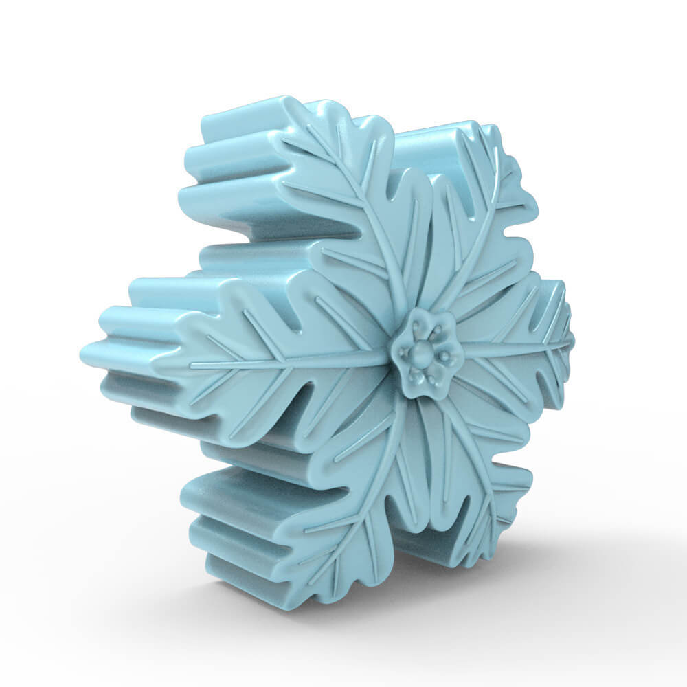 Molde de Silicone Floco de Neve