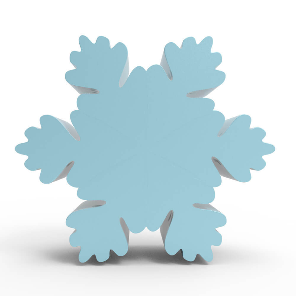 Molde de Silicone Floco de Neve