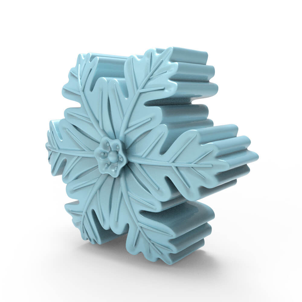 Molde de Silicone Floco de Neve