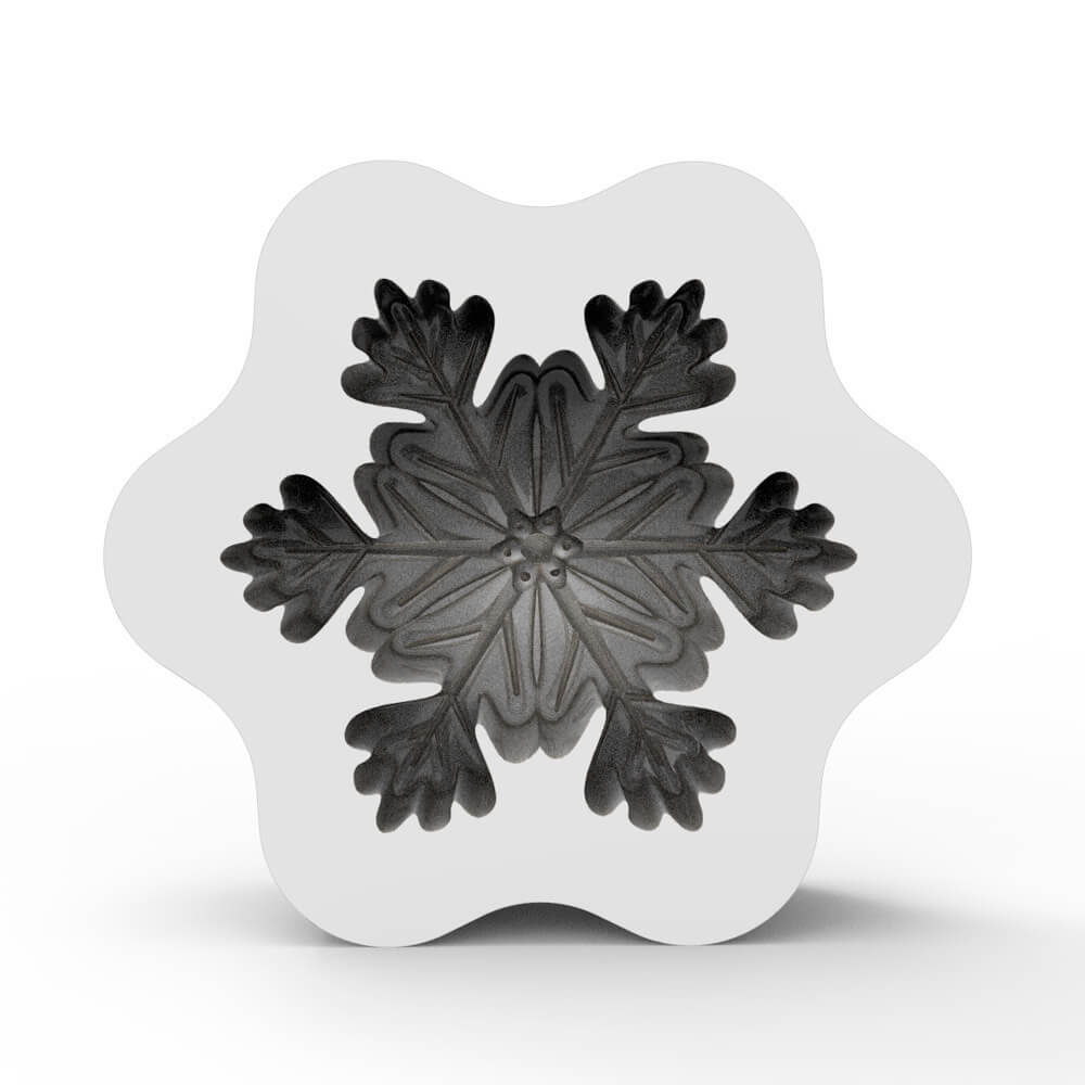 Molde de Silicone Floco de Neve