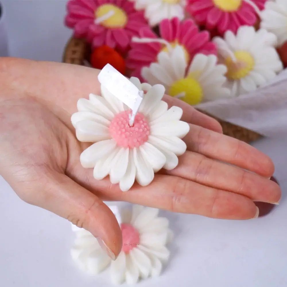 Molde de Silicone Margarida Com Furo