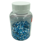 Glitter MIX de Branco, Azul Claro e Escuro (30 g)